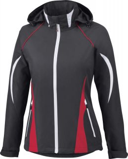 Colors Ladies Lightweight Jacket Waterproof Concealed Hood XS s M L