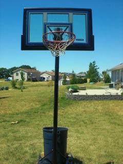 lifetime basketball hoop system portable adjustable shatter gaurd 48
