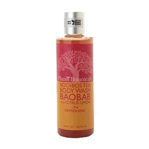 Rooibos Tea Body Wash USDA Organic w Baobab Oil Citrus Limon