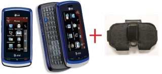 LG GR500 Xenon at T Touchscreen QWERTY Denim Case Bundle Cell Phone