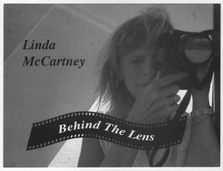 Linda McCartney Promo Postcard Behind The Lens Paul Fan Fun Club Wings