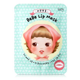 The Face Shop Lovely Me EX Lip Care BEBE Lip Mask 1 2G x 4