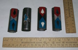 Disposable Lighter Covers or Sleeves Turquoise Inlay Running Horse