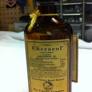 Pharmacist Drug Store Cheracol Medicine Bottle