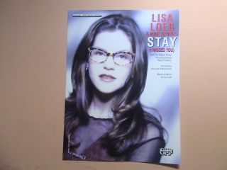 Lisa Loeb 1993 Movie Soundtrack Sheet Music  Stay  from Reality