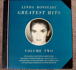 Linda Ronstadt Greatest Hits Vol I & II Vinyl Record Album   LIKE NEW