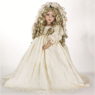 LINDA RICK PORCELAIN DOLL A SMALL CHILD SHALL LEAD THE WAY 24 NEW 2012