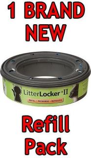 New Litter Locker II Refill Cartridge Pack 60 Bags for Cat Waste Box