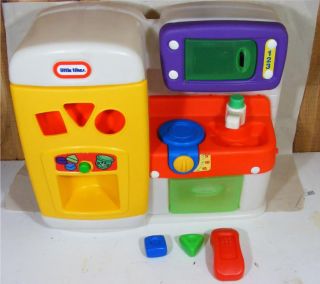 Little Tikes Play Toy Discovery Kitchen Phone Blocks Pretend Set