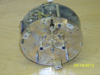 Antique Clock Movement for Parts Only Ansonia Open Escapement