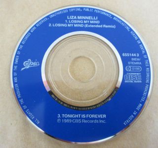 LIZA MINNELLI PET SHOP BOYS PRODUCED SONGS MINI SINGLE CD 1989 CBS