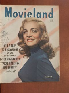 Movieland Magazine October 1947 Lizabeth Scott Ginger Rogers