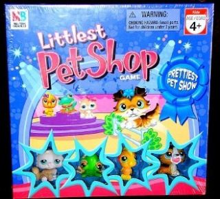 Littlest Pet Shop Prettiest Pet Show Game w 4 LPS Pets