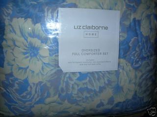 Liz Claiborne Chelsea 4 Piece Full Comforter Set New