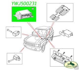 Land Rover Air Bag Diagnostic Module ECU Range 2006