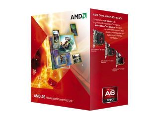 AMD A6 3650 Llano 2 6GHz Socket FM1 100W Quad Core Desktop APU CPU GPU