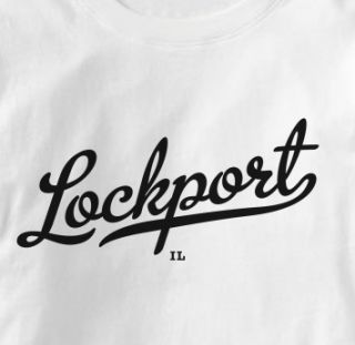 Lockport Illinois IL Metro White Hometown So T Shirt XL