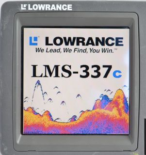 Lowrance LMS 337C DF GPS Sonar External GPS antenna head only no