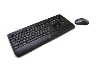 Logitech MK520 Black USB RF Wireless Ergonomic Keyboard Mouse Combo