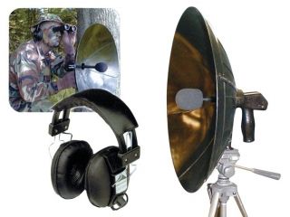 Spy Listening Device Detect Ear Parabolic Microphone Amplified Hearing