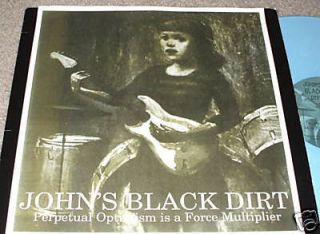Johns Black Dirt LP Private MN Punk Rock Blue Vinyl