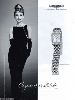 2001 Vintageoriginal Print Ad Longines Dolce Vita Watch