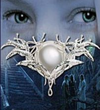 Lord of the Rings The Brooch of Galadriel sterling silver