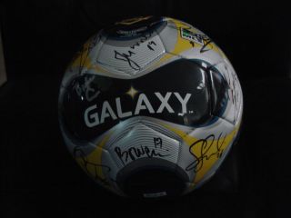 Los Angeles Galaxy Team Autograph Soccer Ball MLS 2010