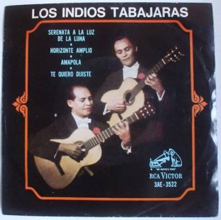 Los Indios Tabajaras RARE Argentina 7 Inch