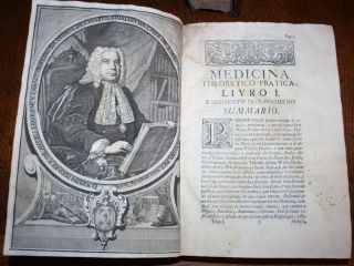 1733 Historiologia Medica George Stahl Rodrigues 2 Volumes Medicine