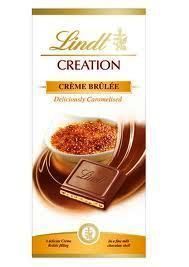 French Favorite Lindt Creation Creme Brulee Choco 150 G