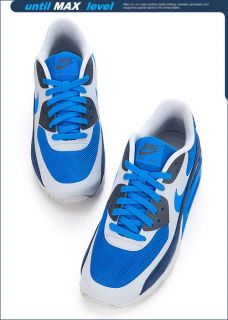 AIR MAX 90 PREMIUM Mens Running Shoes OBSIDIAN/LOYAL BLUE 333888 404