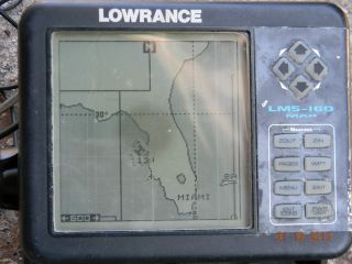 Lowrance LMS 160 Map GPS Complete Set Up