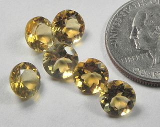 Citrine Faceted Gemstones Gems Stones Loose Nice Premium Parcel
