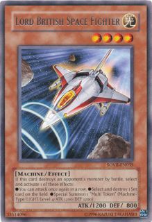 Lord British Space Fighter SOVR EN035 Yu Gi Oh TCG