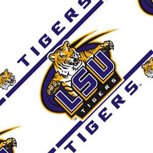 NCAA Louisiana State Tigers Self Stick LSU Wall Border College