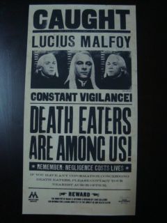 Harry Potter Caught Lucius Malfoy Poster Prop