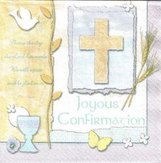 Joyous Confirmation Luncheon Napkins 16ct Party Supplies