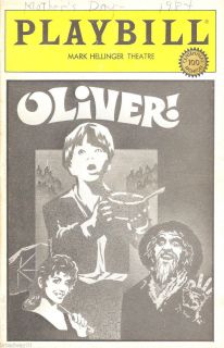 Patti LuPone Oliver  Ron Moody Lionel Bart 1984 Broadway Flop