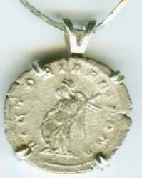 Silver Roman Emperor Gordian Goddess Nike Victory AD243
