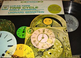 Listen Columbia MS 6280 Lukas Foss Time Cycle Bernstein Stereo LP