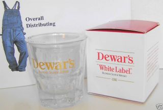 Dewars Pocket Whiskey Rocks Lowball Glass New SEALED