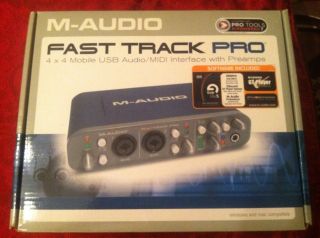 Audio Fast Track Pro 4x4 USB MIDI Sound Card Recording Interface