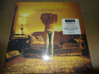 LUCINDA WILLIAMS WORLD WITHOUT TEARS 2 LP SET STILL SEALED RECORD SS