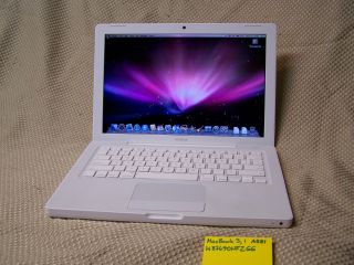 Apple MacBook 13 3 Laptop November 2007 Customized MB062LL B 4GB RAM