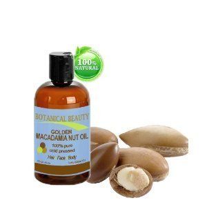 Botanical Beauty Macadamia Nut Oil 100 Pure Natural Cold Pressed 4 oz