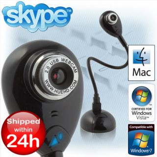 Hue HD USB Webcam for Skype Mac Windows 7 Vista XP BK