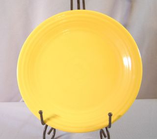 Vintage Old Fiesta Yellow 9 1 2 Luncheon Plate Homer Laughlin HLC