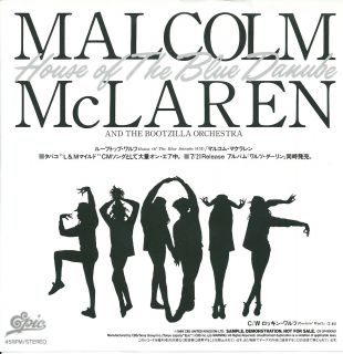 Malcolm McLaren House of The Blue Danube Japan 7 Promo Only QY 5P