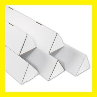 3x18 25 Triangle Shipping Mailing Tubes Box 50pc